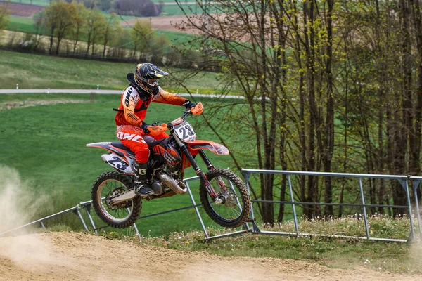 Warching Germany June 2021 Motocross Training Warching Germany — Stock Photo, Image