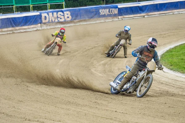 Pfarrkirchen, Almanya - 09 Eylül 2018: Almanya 'nın Pfarrkirchen kentinde uluslararası toprak yol yarışı