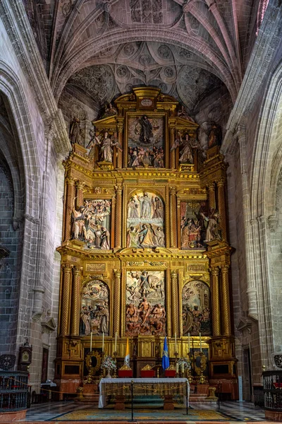 Interior Iglesia San Miguel Casco Antiguo Jerez Frontera Andalucía España — Foto de Stock