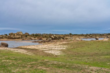 Los Barruecos Doğal Anıtı, Malpartida de Caceres, İspanya Extremadura.