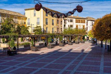 Cazorla, İspanya - 29 Kasım 2021: Plaza de La Corredera, The Egg, El Huevo - Cazorla Jaen, Endülüs, İspanya Avrupa
