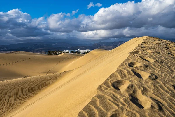 Maspalomas Dunas Areia Dunas Maspalomas Costa Sul Ilha Gran Canaria — Fotografia de Stock