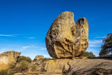 Los Barruecos Doğal Anıtı, Malpartida de Caceres, İspanya Extremadura.