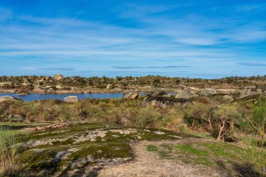 Los Barruecos Doğal Anıtı, Malpartida de Caceres, İspanya Extremadura.