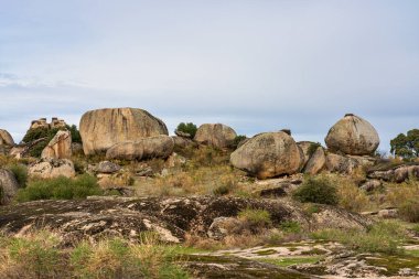 Los Barruecos Doğal Anıtı, Malpartida de Caceres, İspanya Extremadura.