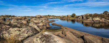 Los Barruecos Doğal Anıtı, Malpartida de Caceres, İspanya Extremadura.