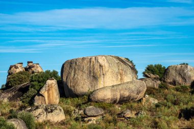 Los Barruecos Doğal Anıtı, Malpartida de Caceres, İspanya Extremadura.
