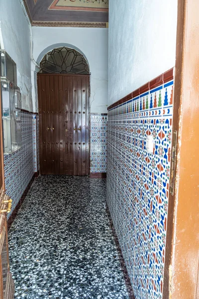 Ornamental Elements Typical Moorish Tile Patterns Architectural Decoration Private Buildings — Stock Photo, Image