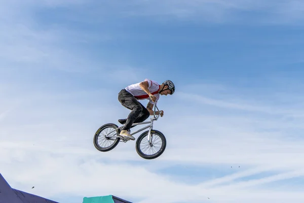 Munich Germany Aug 2022 Riders Compete Bmx Freestyle European Championsships — 스톡 사진