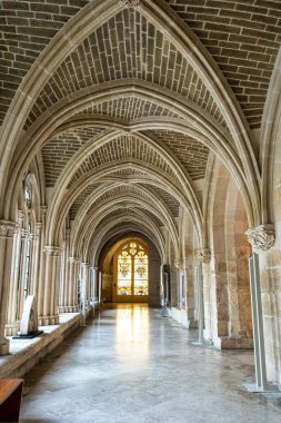 Interior of the Burgos Cathedral in Castilla y Leon, Spain. Unesco World Heritage Site. Erected on top a Romanesque temple, the cathedral was built following a Norman French Gothic model.