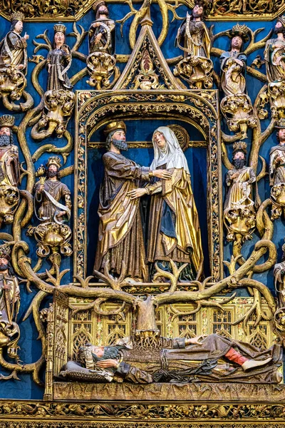 Interior Burgos Cathedral Castilla Leon Spain Unesco World Heritage Site — Fotografia de Stock