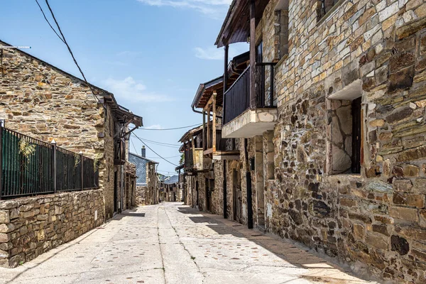 Widok Acebo San Miguel Leon Hiszpania Trasa Camino Santiago Francuski — Zdjęcie stockowe