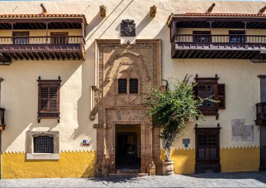 Tarihsel Koloni Müzesi, Casa de Colon, Las Palmas 'taki Kolombus Evi, Gran Kanaryası, Avrupa' daki İspanya