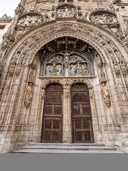 Church Saint Mary Santa Maria Real Aranda Duero Burgos Spain — Stok fotoğraf