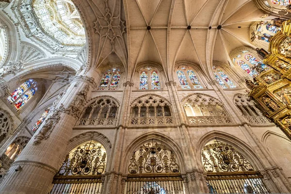 Interior Burgos Cathedral Castilla Leon Spain Unesco World Heritage Site — Fotografia de Stock