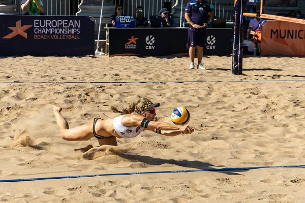 Munich Germany Aug 2022 Women European Beach Volleyball Championships 2022 — Stockfoto