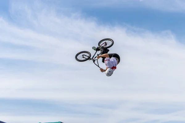 Munich Germany Aug 2022 Riders Compete Bmx Freestyle European Championsships — 스톡 사진