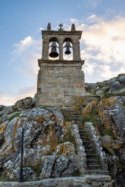 Corpino Dağı Zirvesi, Muxia, Ölüm Sahili, La Coruna, Galiçya, İspanya Avrupa