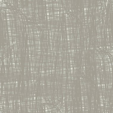 Doğal pastel kahverengi keten doku vektör arkaplanı. Kusursuz desen. İnce dokunmuş efekt organik ecru scrim fiber fon. Uygunsuz hikaye tekrarı. Her yerde nötr çuval bezi çuval bezi var.