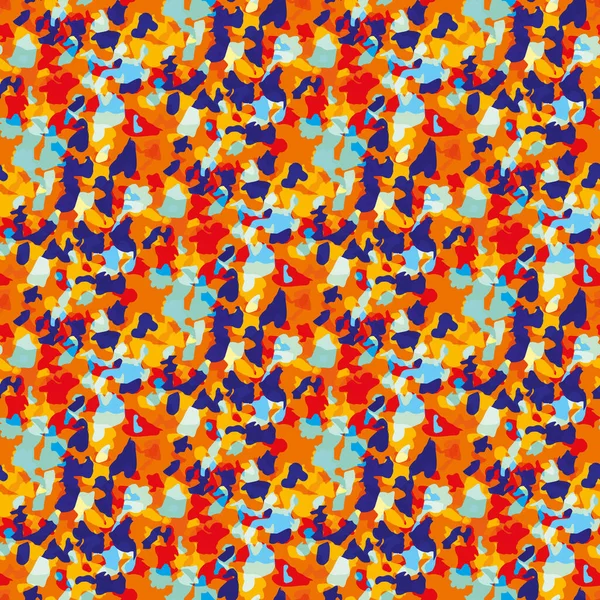 벡터 스톤은 텍스처 패턴의 배경을 파고 들어간다. 불규칙 한 수정 형태가 역효과를 낸다. Neon orange blue grain granite 입자. 광물 결정체의 돌 질감이야. 스톤 표면 추상 반복 — 스톡 벡터