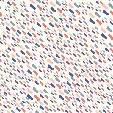El çizimi düzensiz dikdörtgen şekilli soyut vektör deseni. Eğlenceli diyagonal arka plan tekrarı çocuksu boyama motifleri. Yoğun sahte mühür marl efekti arkaplanı
