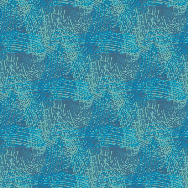Scratch peinture style sans couture vectoriel texture motif fond. Aqua fond bleu avec des coups de pinceau peints créant un effet de tissage. Toile design texturé rayé. Gravé gribouiller répéter Illustrations De Stock Libres De Droits
