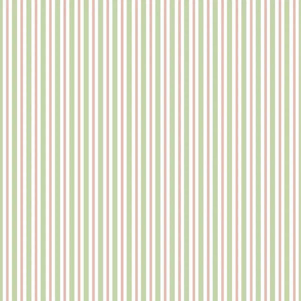 Regent stripe seamless vector pattern background. Symmetrical linear geometric backdrop. Pastel pink teal parallel vertical thin and wider stripes. Elegant repeat regency inspired historical design. — Vetor de Stock