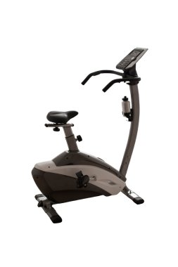 Beyaz arka plan üzerinde izole sabit eğitim Bisiklet