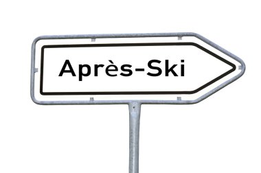sonrası Kayak tabelasını