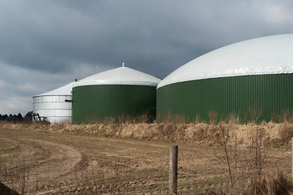 Planta de biogás — Foto de Stock