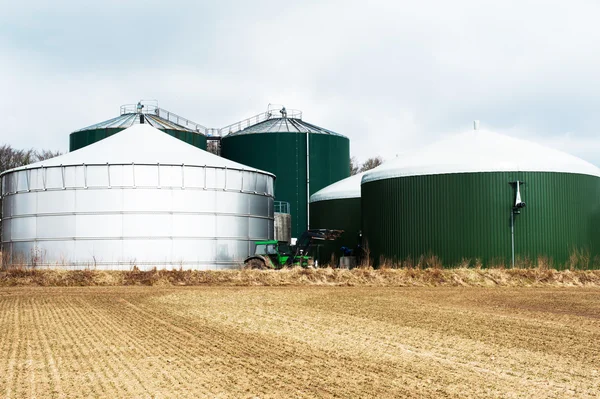 Detaljer för en biogasanläggning — Stockfoto