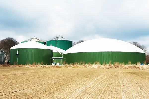 Details of a biogas plant — Stock Photo, Image