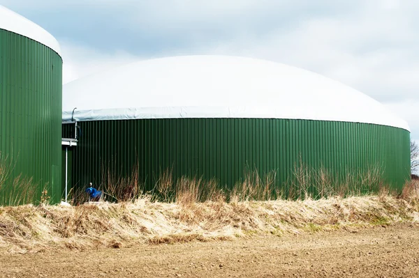 Biogas plant — Stock Photo, Image