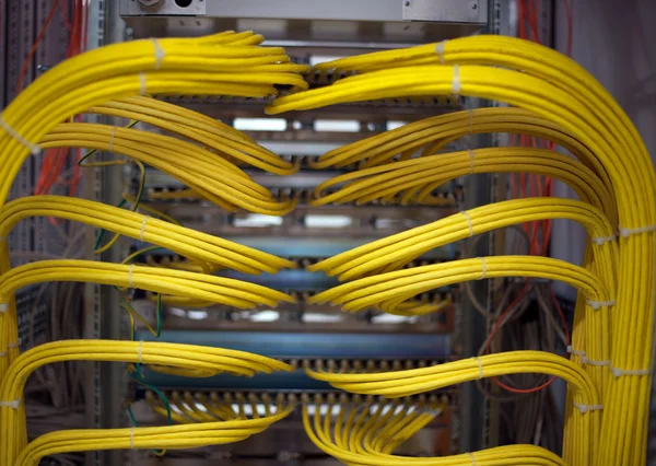 Data center and cables — Stock Photo, Image