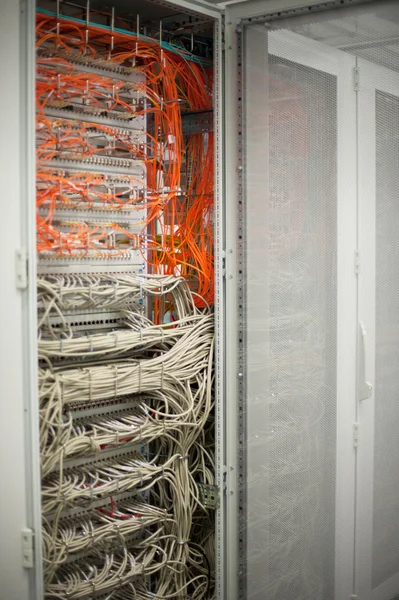 Data center and cables — Stock Photo, Image