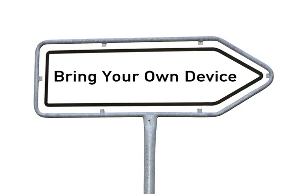 Bring your own device Signpost — Stock Photo, Image