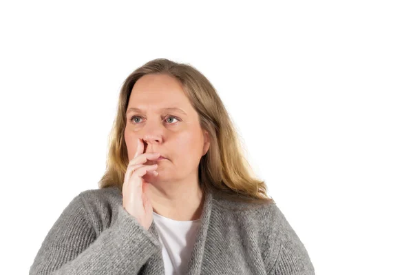 Woman thinking — Stock Photo, Image