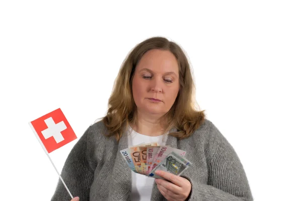 Dinheiro dos contribuintes na Suíça — Fotografia de Stock