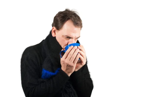 Flu biasa atau alergi — Stok Foto
