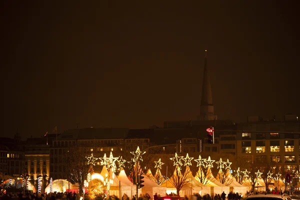O mercado de Natal — Fotografia de Stock