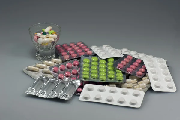 Különböző gyógyszerek — Stock Fotó