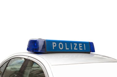 Polis araba işareti Close-Up