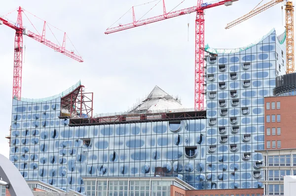 Elbe hafencity sala koncertowa Filharmonii — Zdjęcie stockowe