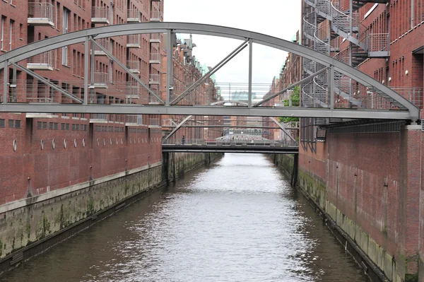 Gamla lagret distriktet hamburg — Stockfoto