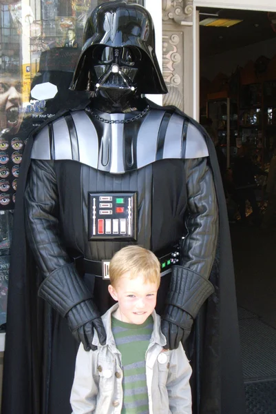 Niño y Star Wars — Foto de Stock