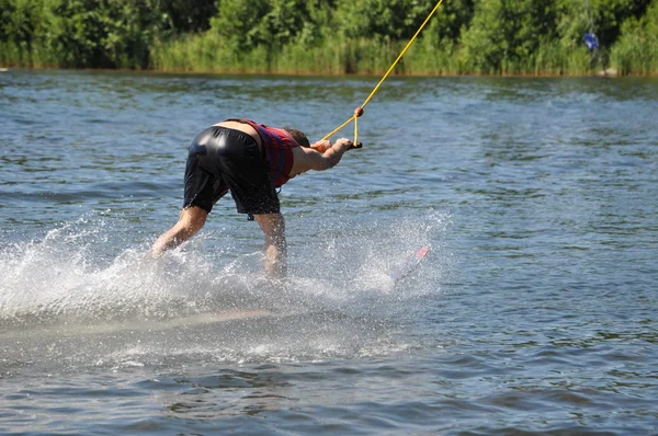 Wakeboarding, esquí acuático — Foto de Stock