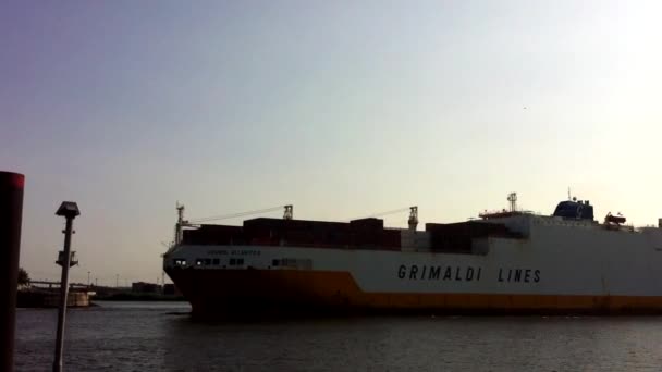 Port w Hamburgu — Wideo stockowe