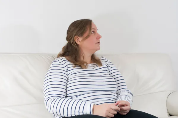 Mujer reflexiva — Foto de Stock