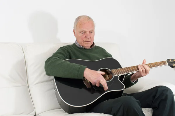 Pensionistas con guitarra —  Fotos de Stock