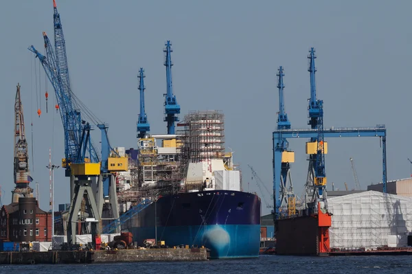 Hamburger Hafen — Stockfoto